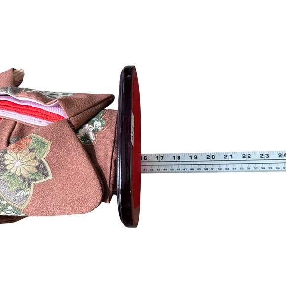 Vintage Japanese Traditional Ichimatsu Doll 16" Standing Kimono Bisque Porcelain - Picture 13 of 13